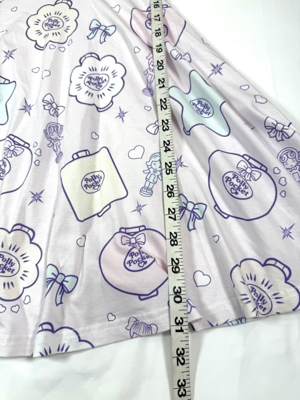 NWT POLLY POCKET X CAKEWORTHY Women’s M Dress Y2K Coquette Kawaii Mini Dress NEW - Picture 14 of 16